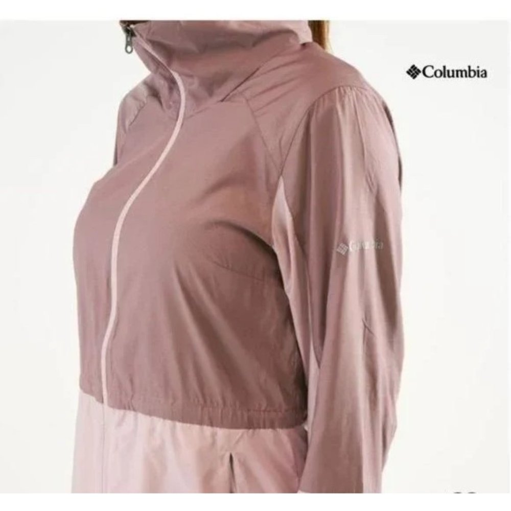 COLUMBIA Women Sustina Springs Long Lined Windbreaker - Picture 3 of 8